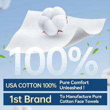 Load image into Gallery viewer, Winner Soft Dry Wipe, Made of Cotton Only, 7.87" x 7.87" 600 Count Unscented Cotton Tissues for Baby Sensitive Skin