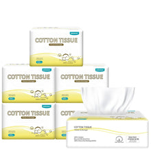 Load image into Gallery viewer, Winner Soft Dry Wipe, Made of Cotton Only, 7.87&quot; x 7.87&quot; 600 Count Unscented Cotton Tissues for Baby Sensitive Skin
