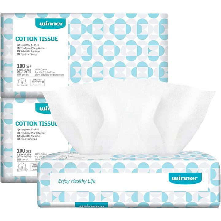 100 Pure Cotton Tissue Disposable Facial Tissues/ Face Towels Online
