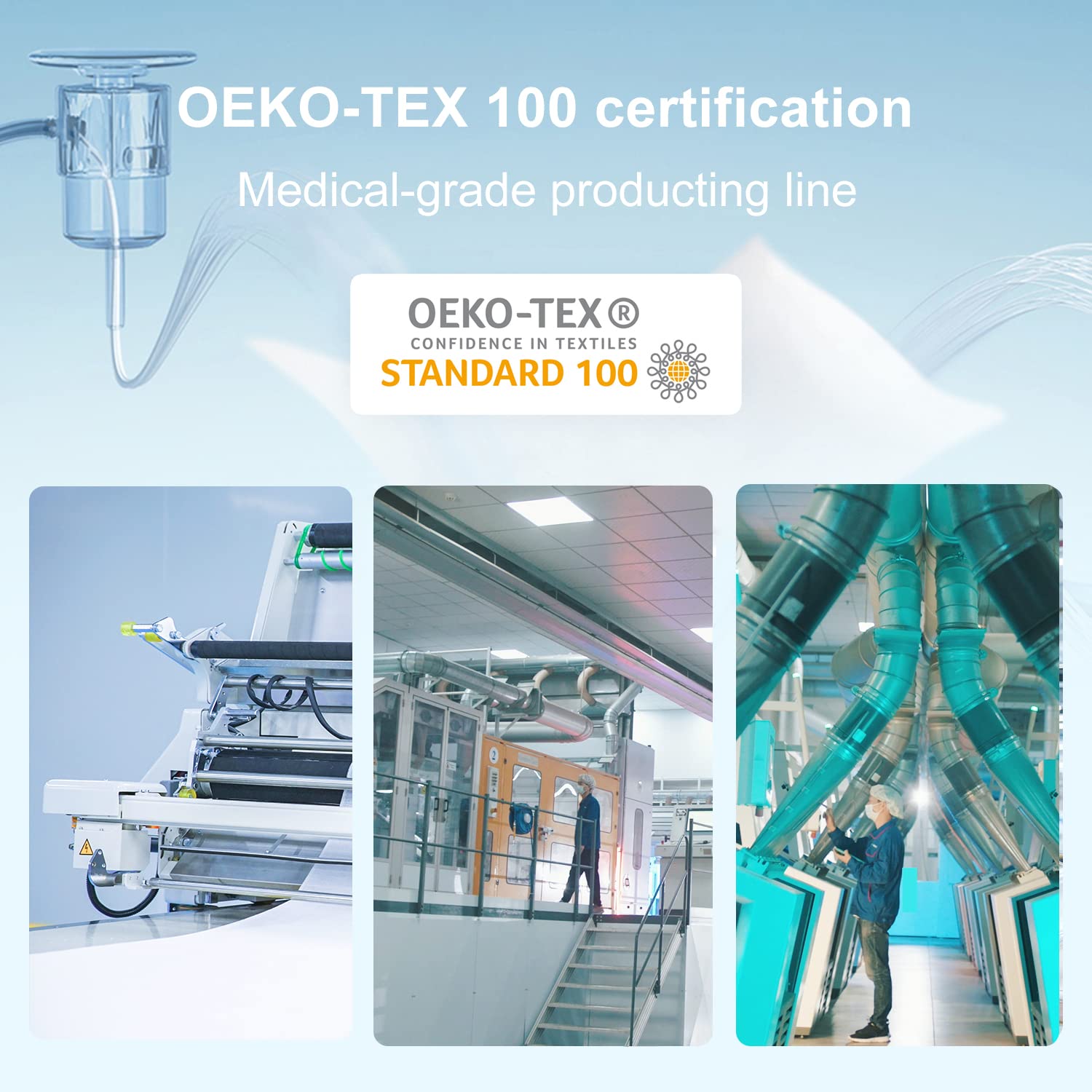 OEKO-TEX 100 sertified disposable dry wipes