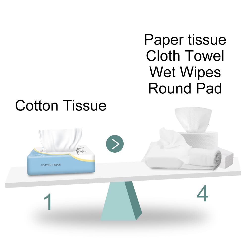 lightweight & soft dry cotton tissue