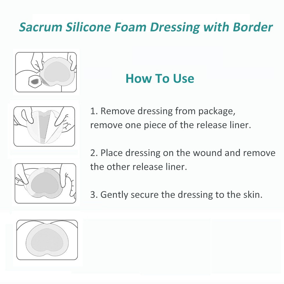 How to use Winner silicone foam dressing pressure ulcers